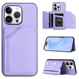 Skin Feel Four Card Slots Phone Case with Wrist Strap, For iPhone 17 Pro Max, For iPhone 17 Pro, For iPhone 17, For iPhone Air, For iPhone 16 Pro Max, For iPhone 16 Pro, For iPhone 16 Plus, For iPhone 16