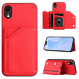 Skin Feel Four Card Slots Phone Case with Wrist Strap, For iPhone 12 mini, For iPhone 11 Pro Max, For iPhone 11, For iPhone 11 Pro, For iPhone X / XS, For iPhone XR, For iPhone XS Max, For iPhone 7 Plus / 8 Plus