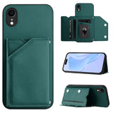 Skin Feel Four Card Slots Phone Case with Wrist Strap, For iPhone 12 mini, For iPhone 11 Pro Max, For iPhone 11, For iPhone 11 Pro, For iPhone X / XS, For iPhone XR, For iPhone XS Max, For iPhone 7 Plus / 8 Plus