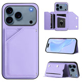Skin Feel Four Card Slots Phone Case with Wrist Strap, For iPhone 17 Pro Max, For iPhone 17 Pro, For iPhone 17, For iPhone Air, For iPhone 16 Pro Max, For iPhone 16 Pro, For iPhone 16 Plus, For iPhone 16