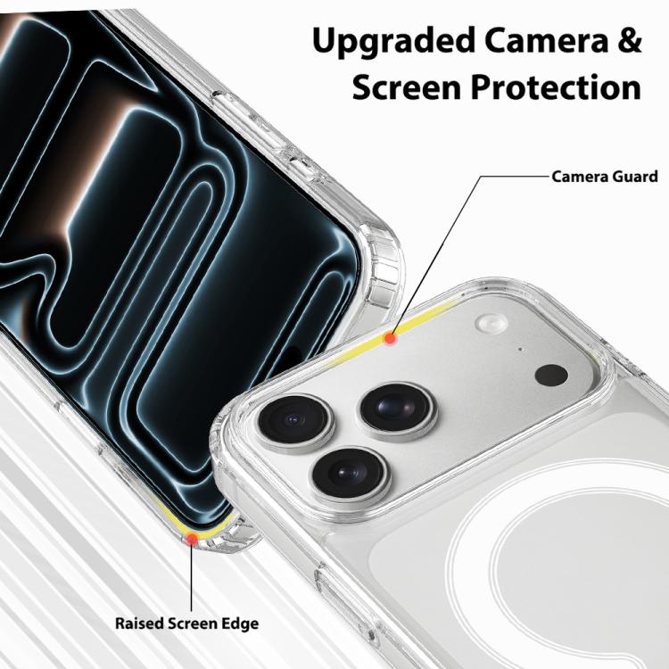 Camera Control Button Integrated MagSafe Clear Phone Case, For iPhone 17 Pro Max, For iPhone 17 Pro, For iPhone 17, For iPhone Air, For iPhone 16 Pro Max, For iPhone 16 Pro, For iPhone 16 Plus, For iPhone 16