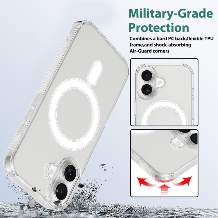 Camera Control Button Integrated MagSafe Clear Phone Case, For iPhone 18, For iPhone 18 Pro, For iPhone 18 Pro Max, For iPhone 17 Pro Max, For iPhone 17 Pro, For iPhone 17, For iPhone Air, For iPhone 16 Pro Max, For iPhone 16 Pro, For iPhone 16 Plus   ...