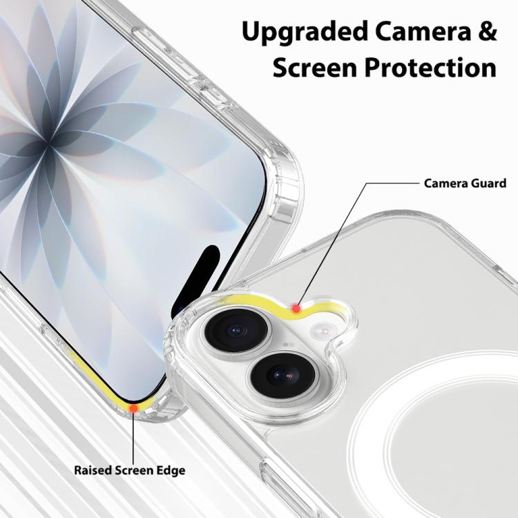 Camera Control Button Integrated MagSafe Clear Phone Case, For iPhone 18, For iPhone 18 Pro, For iPhone 18 Pro Max, For iPhone 17 Pro Max, For iPhone 17 Pro, For iPhone 17, For iPhone Air, For iPhone 16 Pro Max, For iPhone 16 Pro, For iPhone 16 Plus   ...