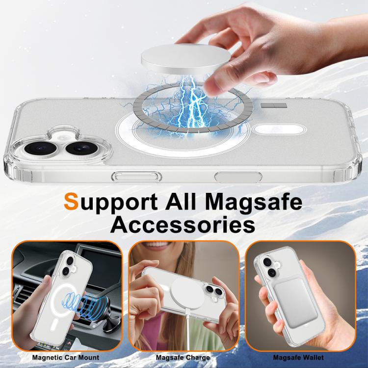 Camera Control Button Integrated MagSafe Clear Phone Case, For iPhone 18, For iPhone 18 Pro, For iPhone 18 Pro Max, For iPhone 17 Pro Max, For iPhone 17 Pro, For iPhone 17, For iPhone Air, For iPhone 16 Pro Max, For iPhone 16 Pro, For iPhone 16 Plus   ...