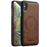 LC.IMEEKE Magsafe Phone Case, For iPhone 12 / 12 Pro, For iPhone 12 mini, For iPhone 11, For iPhone XS / X, For iPhone XR, For iPhone XS Max, For iPhone 8 Plus / 7 Plus