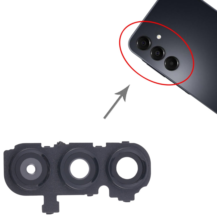 10pcs Rear Camera Lens Cover, For Samsung Galaxy A16 SM-A165F, For Samsung Galaxy A16 5G SM-A166B, For Samsung Galaxy S24 FE SM-S721B, For Samsung Galaxy F55 SM-E556B, For Samsung Galaxy C55 SM-C556B, For Samsung Galaxy M15 SM-M156B                    ...