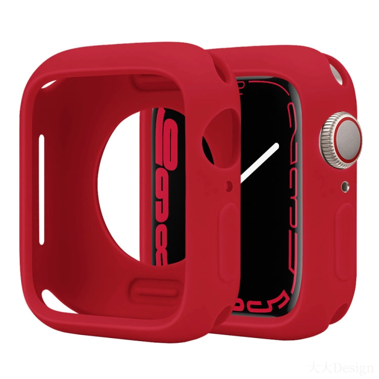 Candy Silicone Half Coverage Watch Case, For Apple Watch Series 41mm
