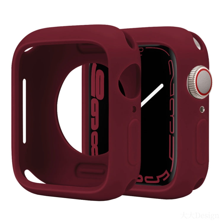 Candy Silicone Half Coverage Watch Case, For Apple Watch Series 45mm