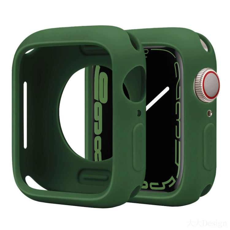 Candy Silicone Half Coverage Watch Case, For Apple Watch Series 45mm