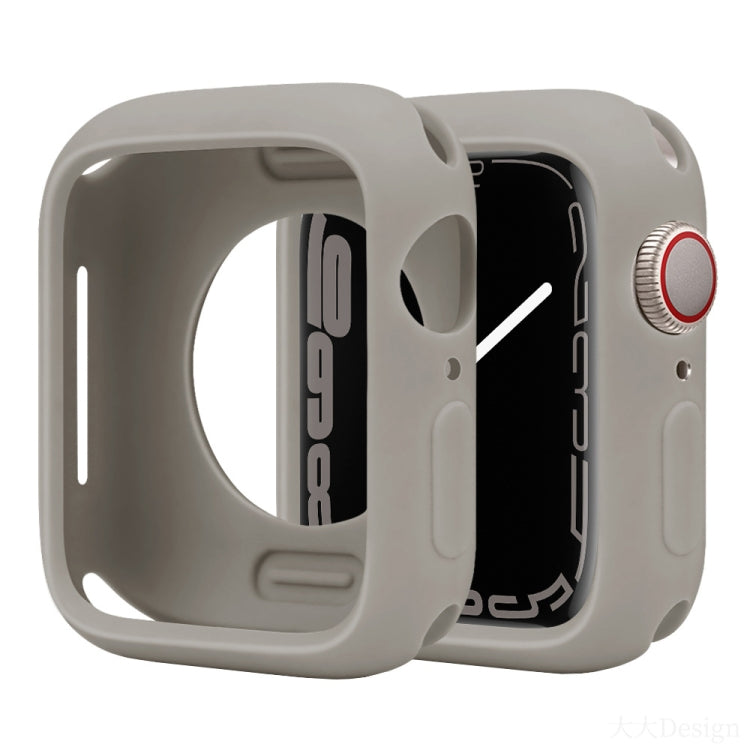Candy Silicone Half Coverage Watch Case, For Apple Watch Series 45mm