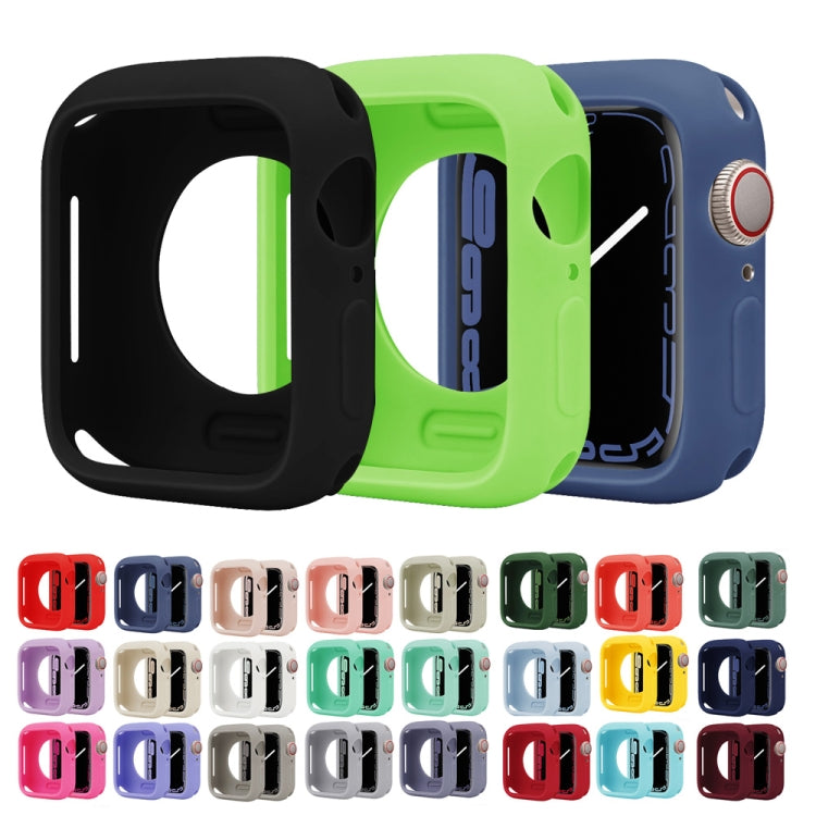 Candy Silicone Half Coverage Watch Case, For Apple Watch Series 41mm