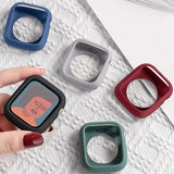 Candy Silicone Half Coverage Watch Case, For Apple Watch Series 41mm