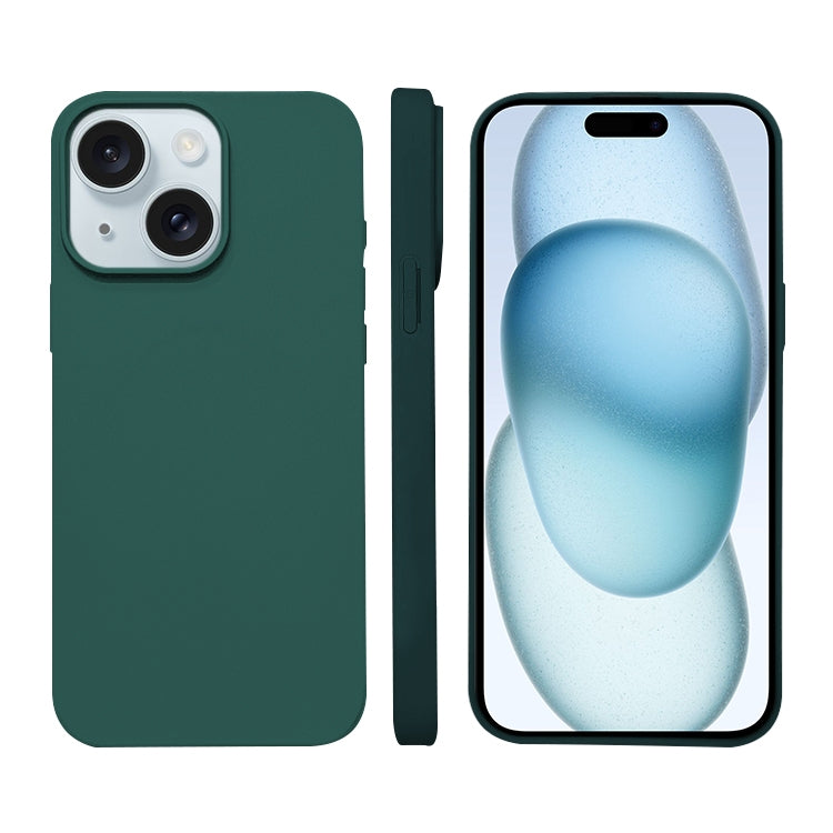 Liquid Silicone Phone MagSafe Case, For iPhone 15 Plus, For iPhone 15, For iPhone 14 Plus, For iPhone 14