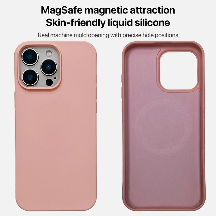 Liquid Silicone Phone MagSafe Case, For iPhone 15 Plus, For iPhone 15, For iPhone 14 Plus, For iPhone 14