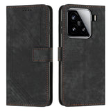 Skin Feel Stripe Pattern Leather Phone Case with Lanyard, For Xiaomi Poco F7 Pro / F7 Ultra, For Xiaomi 15 Ultra, For Xiaomi 15 Pro, For Xiaomi 15