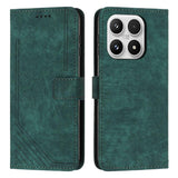 Skin Feel Stripe Pattern Leather Phone Case with Lanyard, For Xiaomi 17 Ultra, For Xiaomi 17 Pro Max, For Xiaomi 17 Pro, For Xiaomi 17, For Xiaomi Poco M7 4G 169mm, For Xiaomi 15T Pro, For Xiaomi 15T, For Xiaomi Poco F7