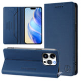 RC01 Dual-Folded Magnetic Suction RFID Leather Phone Case, For iPhone 16 Pro, For iPhone 16 Plus, For iPhone 16, For iPhone 15 Pro Max, For iPhone 15 Pro, For iPhone 15 Plus