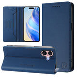 RC01 Dual-Folded Magnetic Suction RFID Leather Phone Case, For iPhone 16 Pro, For iPhone 16 Plus, For iPhone 16, For iPhone 15 Pro Max, For iPhone 15 Pro, For iPhone 15 Plus