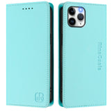 RC01 Dual-Folded Magnetic Suction RFID Leather Phone Case, For iPhone 11 Pro Max, For iPhone 11, For iPhone 11 Pro, For iPhone X / XS, For iPhone XR, For iPhone XS Max