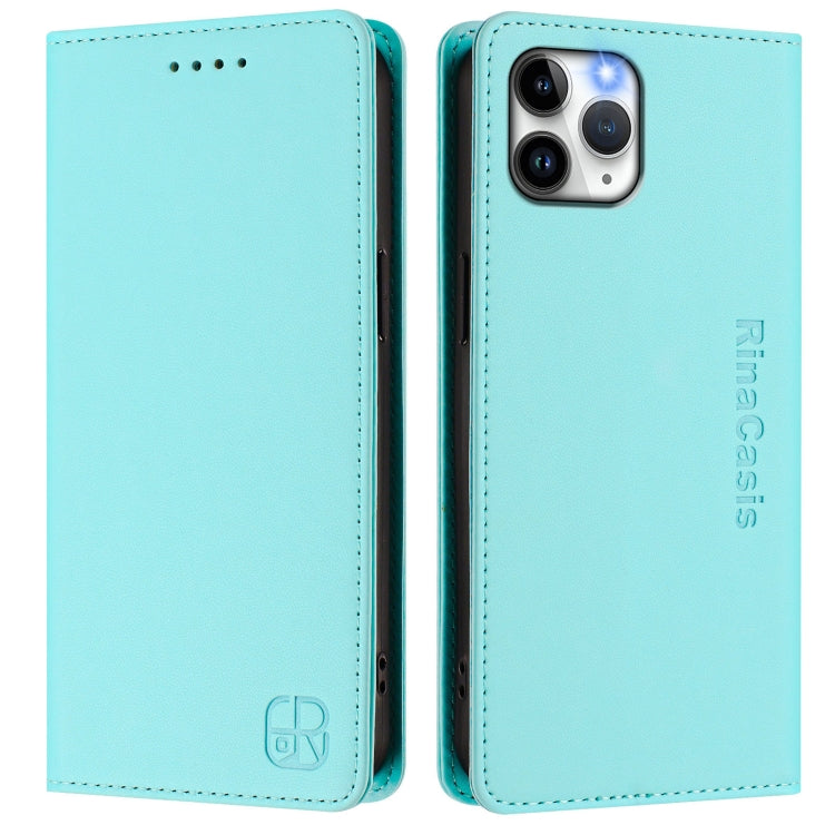 RC01 Dual-Folded Magnetic Suction RFID Leather Phone Case, For iPhone 11 Pro Max, For iPhone 11, For iPhone 11 Pro, For iPhone X / XS, For iPhone XR, For iPhone XS Max