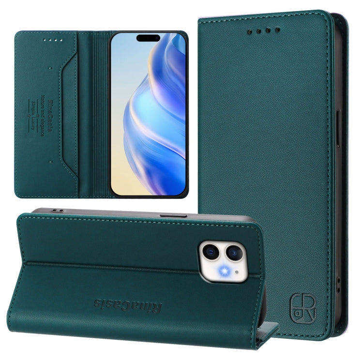 RC01 Dual-Folded Magnetic Suction RFID Leather Phone Case, For iPhone 11 Pro Max, For iPhone 11, For iPhone 11 Pro, For iPhone X / XS, For iPhone XR, For iPhone XS Max
