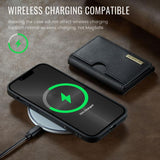 DG.MING M6 Series RFID Tri-fold Card Bag Removable Leather Phone Case, For iPhone 13 Pro, For iPhone 13, For iPhone 12, For iPhone 12 Pro Max, For iPhone 12 Pro, For iPhone 11 Pro Max, For iPhone 11, For iPhone 11 Pro