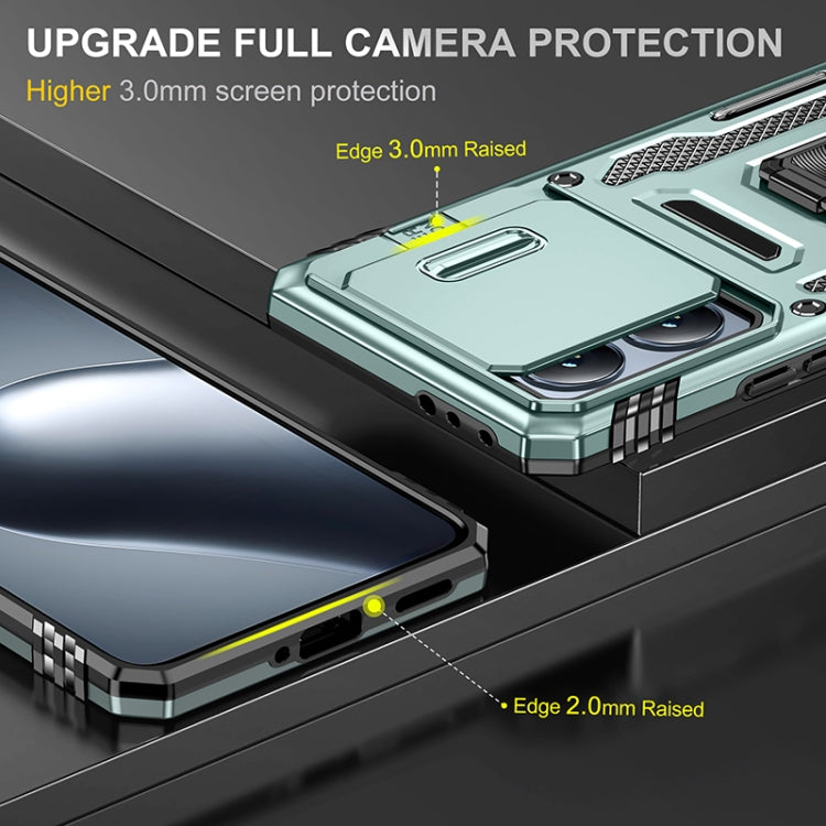 Armor PC Hybrid TPU Camera Shield Phone Case, For Xiaomi 14T