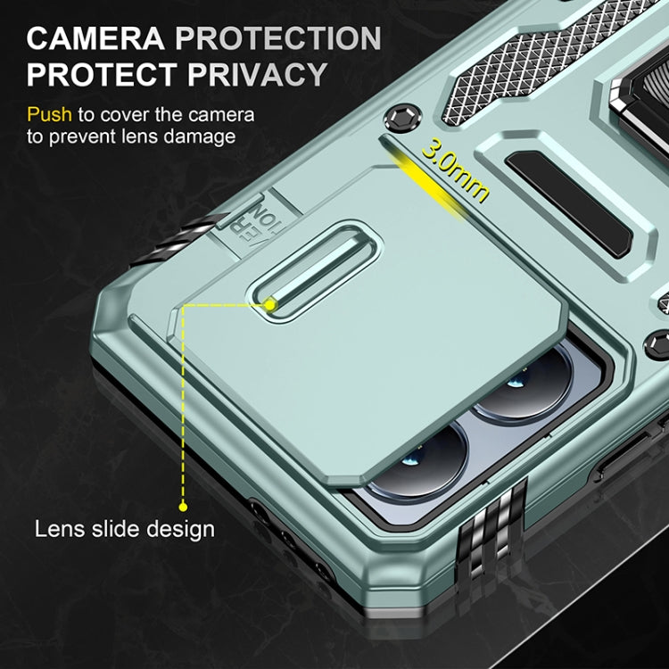 Armor PC Hybrid TPU Camera Shield Phone Case, For Xiaomi 14T