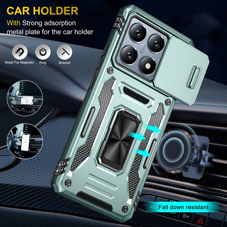Armor PC Hybrid TPU Camera Shield Phone Case, For Xiaomi 14T