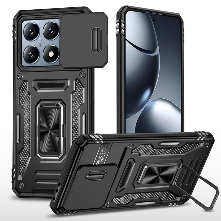 Armor PC Hybrid TPU Camera Shield Phone Case, For Xiaomi 14T