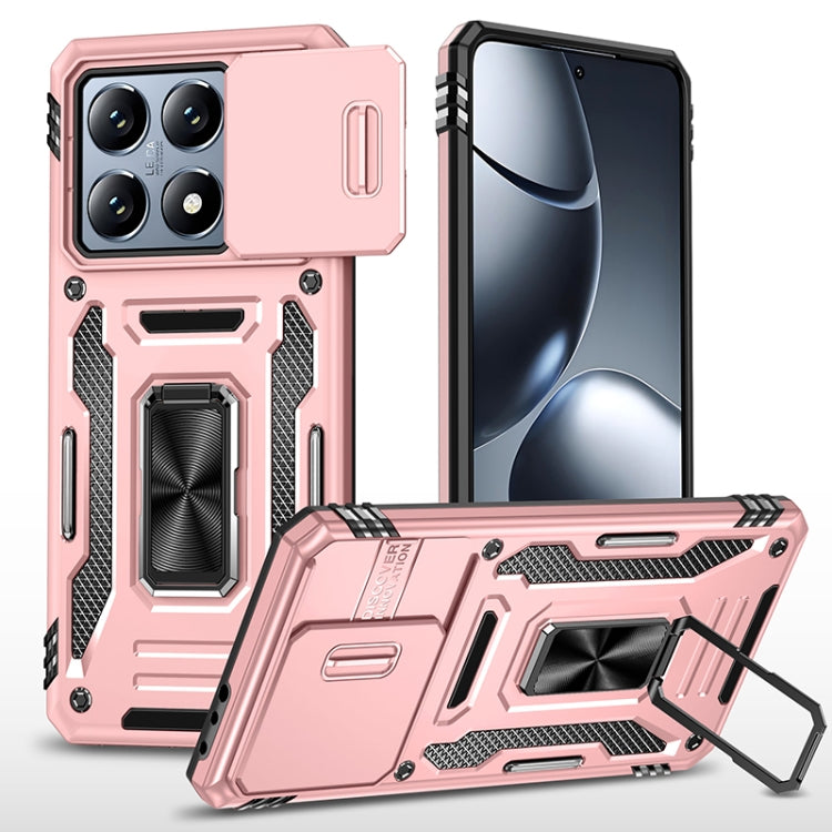 Armor PC Hybrid TPU Camera Shield Phone Case, For Xiaomi 14T
