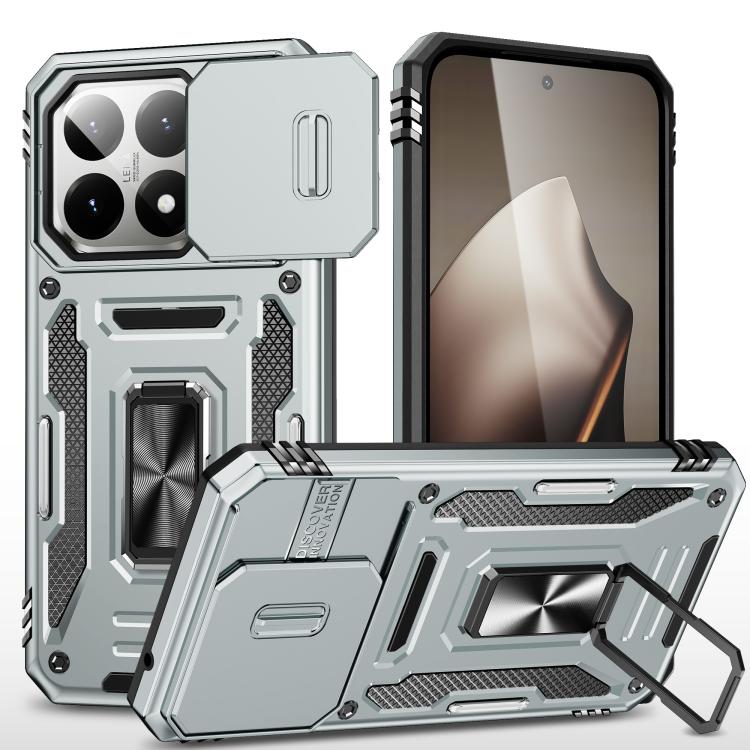 Armor PC Hybrid TPU Camera Shield Phone Case, For Xiaomi 17 Pro Max, For Xiaomi 17 Pro, For Xiaomi 17, For Xiaomi 15T Pro, For Xiaomi 15T, For Xiaomi 14T Pro