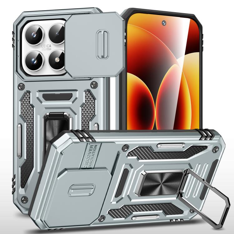 Armor PC Hybrid TPU Camera Shield Phone Case, For Xiaomi 17 Pro Max, For Xiaomi 17 Pro, For Xiaomi 17, For Xiaomi 15T Pro, For Xiaomi 15T, For Xiaomi 14T Pro