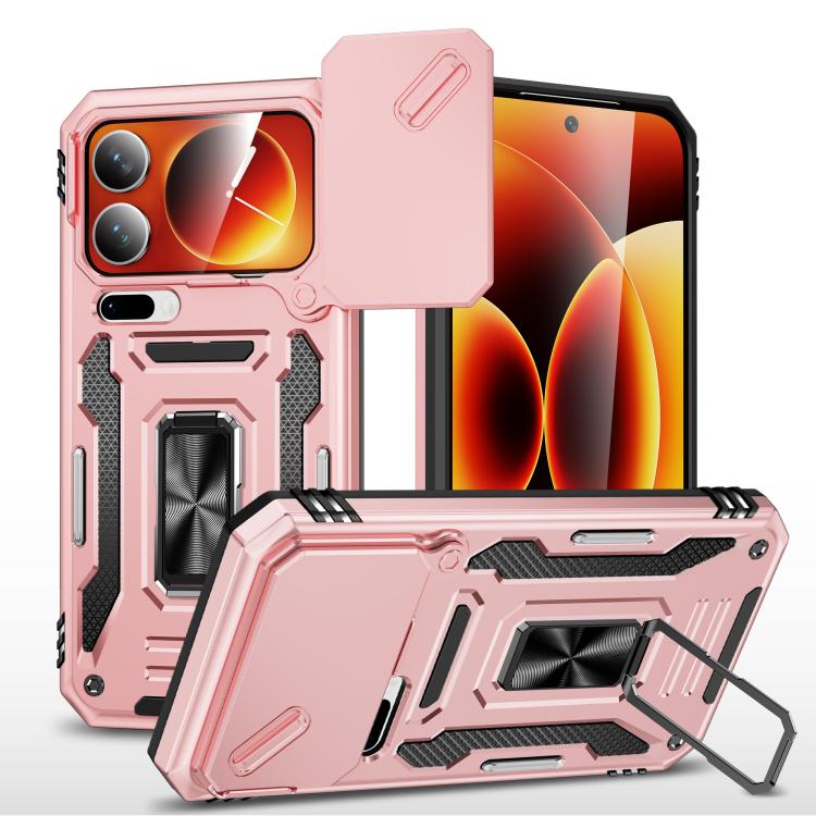 Armor PC Hybrid TPU Camera Shield Phone Case, For Xiaomi 17 Pro Max, For Xiaomi 17 Pro, For Xiaomi 17, For Xiaomi 15T Pro, For Xiaomi 15T, For Xiaomi 14T Pro