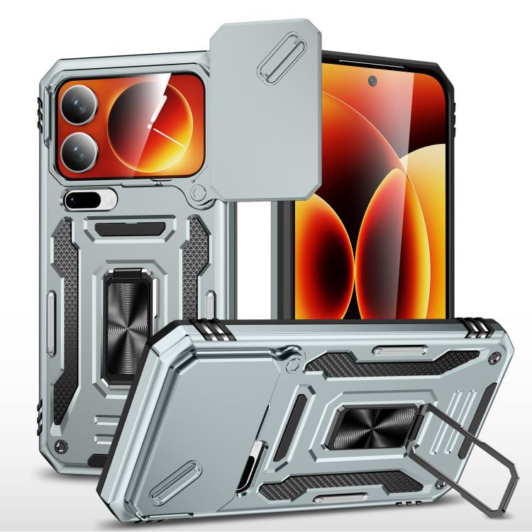 Armor PC Hybrid TPU Camera Shield Phone Case, For Xiaomi 17 Pro Max, For Xiaomi 17 Pro, For Xiaomi 17, For Xiaomi 15T Pro, For Xiaomi 15T, For Xiaomi 14T Pro