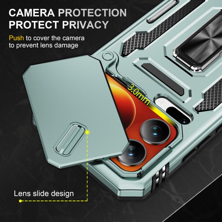 Armor PC Hybrid TPU Camera Shield Phone Case, For Xiaomi 17 Pro Max, For Xiaomi 17 Pro, For Xiaomi 17, For Xiaomi 15T Pro, For Xiaomi 15T, For Xiaomi 14T Pro