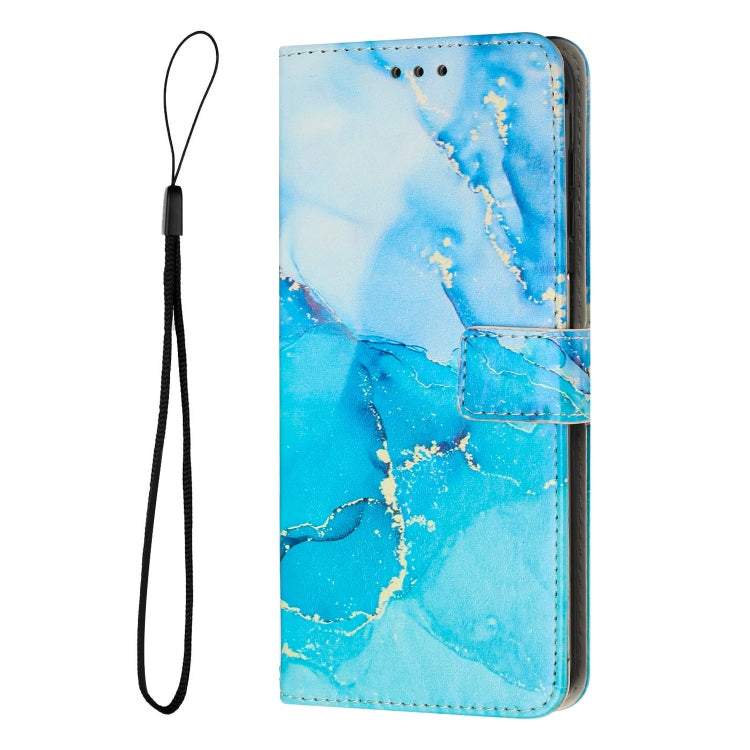 Painted Marble Pattern Leather Phone Case, For Xiaomi Poco M6 Pro 5G, For Xiaomi 13T / 13T Pro