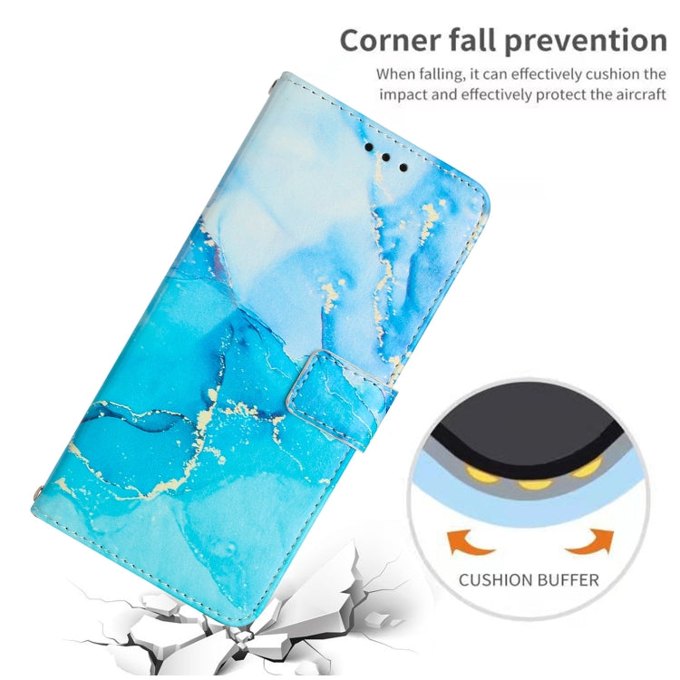 Painted Marble Pattern Leather Phone Case, For Xiaomi Poco M6 Pro 5G, For Xiaomi 13T / 13T Pro
