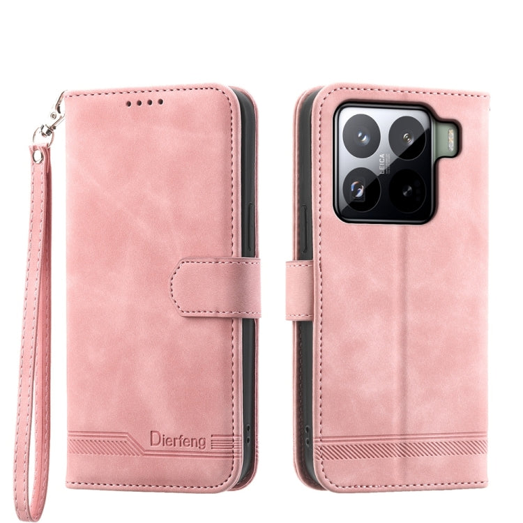 Dierfeng Dream Line TPU Hybrid PU Leather Phone Case, For Xiaomi Poco X7 Pro / Redmi Turbo 4, For Xiaomi 15 Pro, For Xiaomi 15