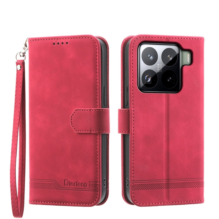 Dierfeng Dream Line TPU Hybrid PU Leather Phone Case, For Xiaomi Poco X7 Pro / Redmi Turbo 4, For Xiaomi 15 Pro, For Xiaomi 15