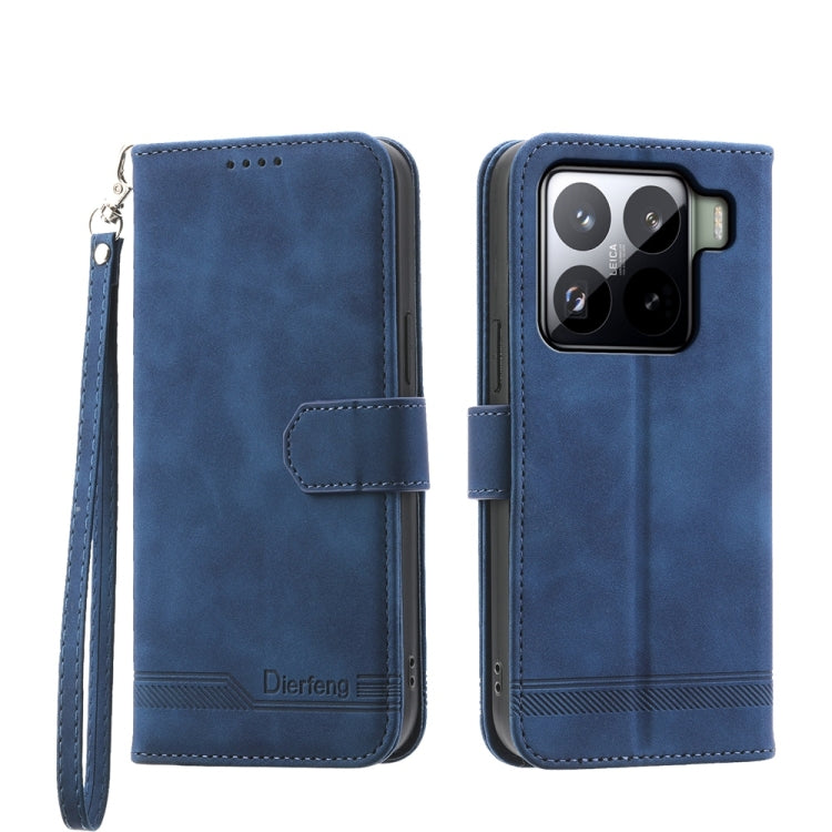 Dierfeng Dream Line TPU Hybrid PU Leather Phone Case, For Xiaomi Poco X7 Pro / Redmi Turbo 4, For Xiaomi 15 Pro, For Xiaomi 15
