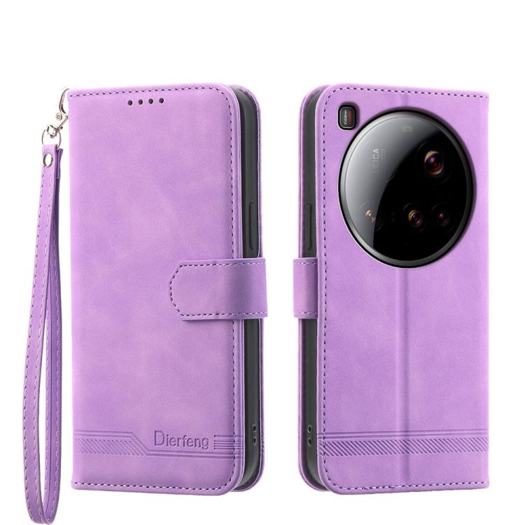 Dierfeng Dream Line TPU Hybrid PU Leather Phone Case, For Xiaomi 15T Pro 5G, For Xiaomi 15T 5G, For Xiaomi 15 Ultra, For Xiaomi Poco X7 Pro / Redmi Turbo 4, For Xiaomi 15 Pro, For Xiaomi 15