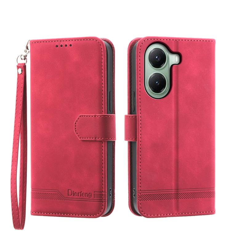 Dierfeng Dream Line TPU Hybrid PU Leather Phone Case, For Xiaomi Poco X7 Pro / Redmi Turbo 4, For Xiaomi 15 Pro, For Xiaomi 15