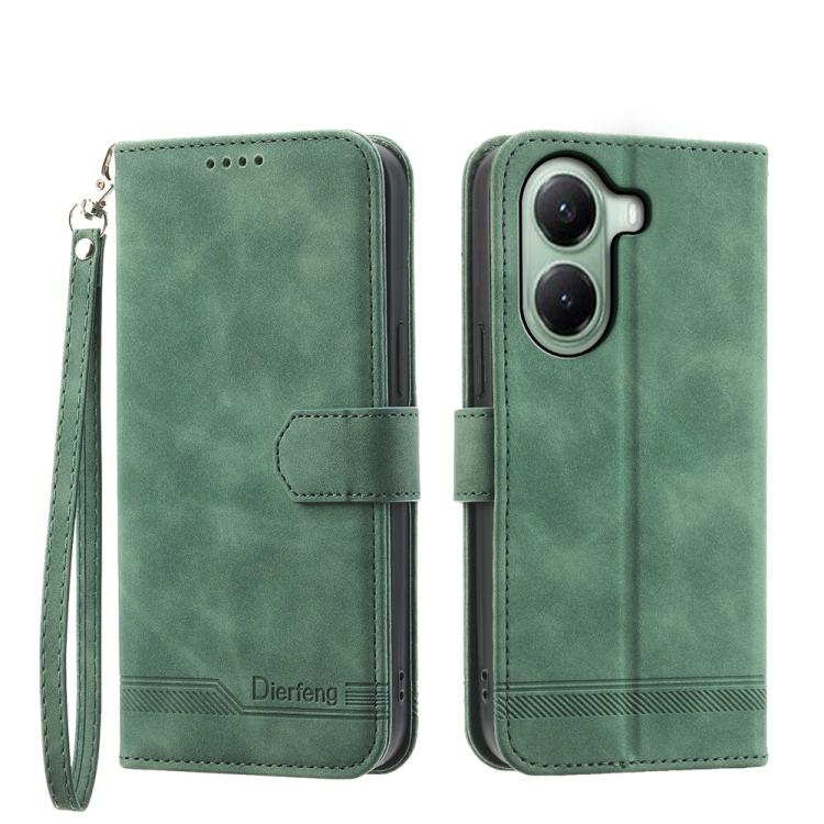 Dierfeng Dream Line TPU Hybrid PU Leather Phone Case, For Xiaomi Poco X7 Pro / Redmi Turbo 4, For Xiaomi 15 Pro, For Xiaomi 15