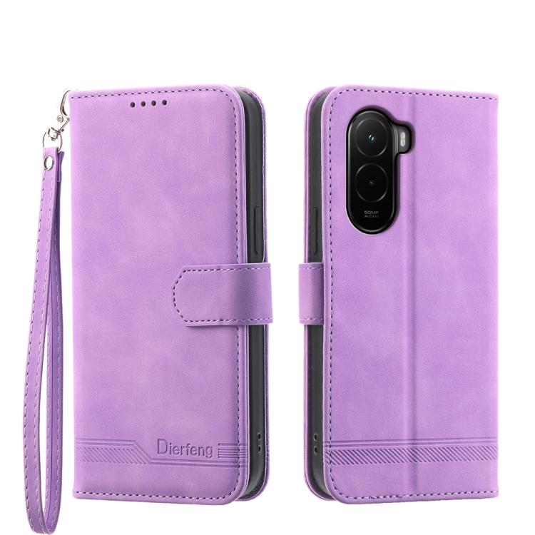 Dierfeng Dream Line TPU Hybrid PU Leather Phone Case, For Xiaomi 17 Pro Max, For Xiaomi 17 Pro, For Xiaomi 17, For Xiaomi Poco M7 4G 169mm, For Xiaomi Poco M7 4G 171mm, For Xiaomi 15T Pro 5G, For Xiaomi 15T 5G, For Xiaomi 15 Ultra