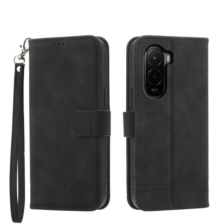 Dierfeng Dream Line TPU Hybrid PU Leather Phone Case, For Xiaomi 17 Pro Max, For Xiaomi 17 Pro, For Xiaomi 17, For Xiaomi Poco M7 4G 169mm, For Xiaomi Poco M7 4G 171mm, For Xiaomi 15T Pro 5G, For Xiaomi 15T 5G, For Xiaomi 15 Ultra