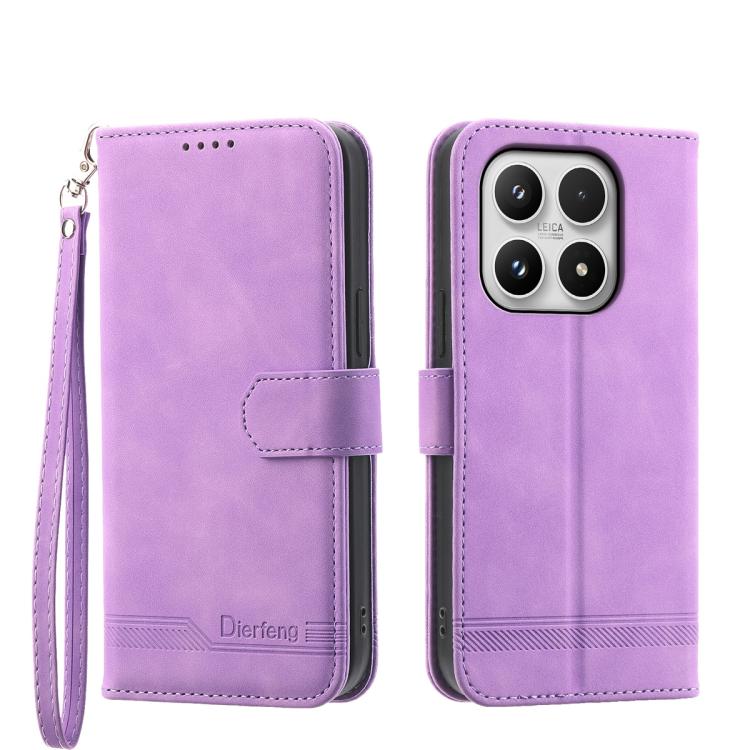 Dierfeng Dream Line TPU Hybrid PU Leather Phone Case, For Xiaomi 17 Pro Max, For Xiaomi 17 Pro, For Xiaomi 17, For Xiaomi Poco M7 4G 169mm, For Xiaomi Poco M7 4G 171mm, For Xiaomi 15T Pro 5G, For Xiaomi 15T 5G, For Xiaomi 15 Ultra