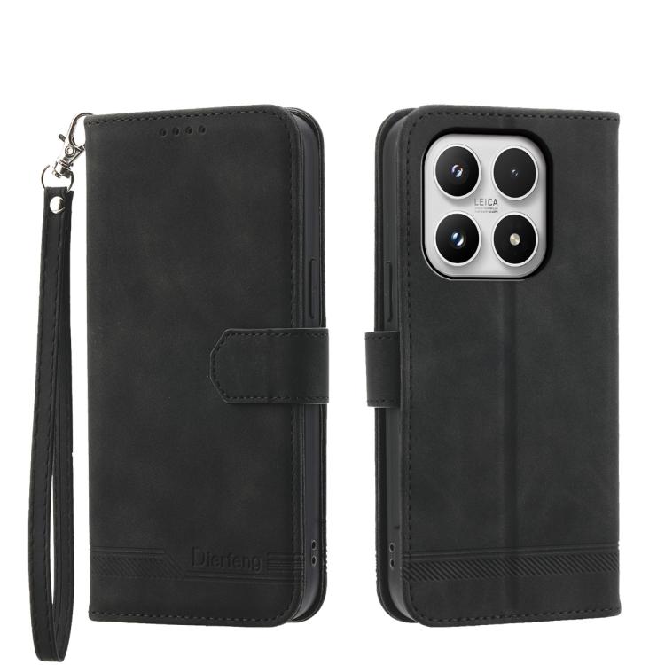 Dierfeng Dream Line TPU Hybrid PU Leather Phone Case, For Xiaomi 17 Pro Max, For Xiaomi 17 Pro, For Xiaomi 17, For Xiaomi Poco M7 4G 169mm, For Xiaomi Poco M7 4G 171mm, For Xiaomi 15T Pro 5G, For Xiaomi 15T 5G, For Xiaomi 15 Ultra