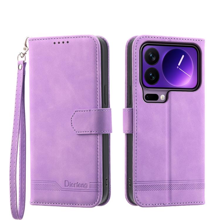 Dierfeng Dream Line TPU Hybrid PU Leather Phone Case, For Xiaomi 17 Pro Max, For Xiaomi 17 Pro, For Xiaomi 17, For Xiaomi Poco M7 4G 169mm, For Xiaomi Poco M7 4G 171mm, For Xiaomi 15T Pro 5G, For Xiaomi 15T 5G, For Xiaomi 15 Ultra