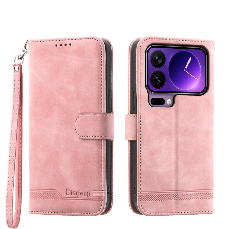 Dierfeng Dream Line TPU Hybrid PU Leather Phone Case, For Xiaomi 17 Pro Max, For Xiaomi 17 Pro, For Xiaomi 17, For Xiaomi Poco M7 4G 169mm, For Xiaomi Poco M7 4G 171mm, For Xiaomi 15T Pro 5G, For Xiaomi 15T 5G, For Xiaomi 15 Ultra